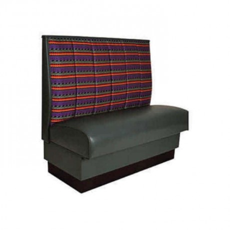Pattern Back Fabric Upholstered Booths