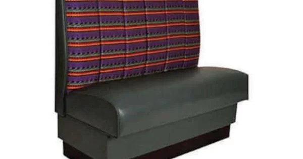 Pattern Back Fabric Upholstered Booths - Loca