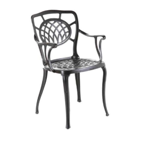 Black Painted Arm Casting Chair