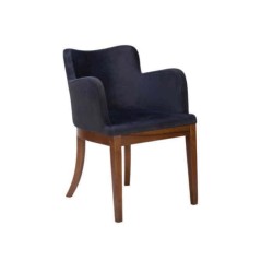 Black Leather Upholstered Painted Cafe Chair Black Leather Upholstered Painted Cafe Chair