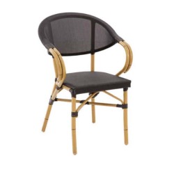 Черен алуминиев стол за рамо Черен алуминиев стол за рамо