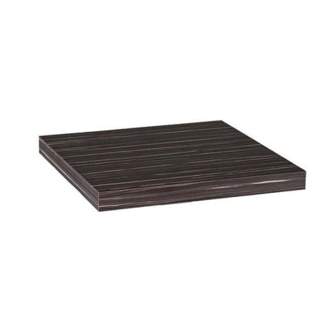 Ebony Skirt Square Surface Restaurant Table Top