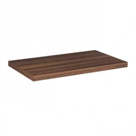 Dark Walnut Mdf Lam Cafe Table Top for 4 People