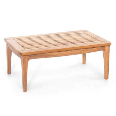 Four-Legged Teak Garden Coffee Table