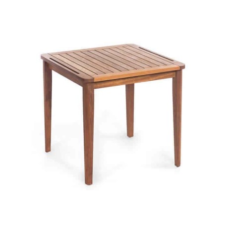 Square Teak Restaurant Garden Table