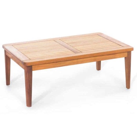 Lath Teak Garden Table