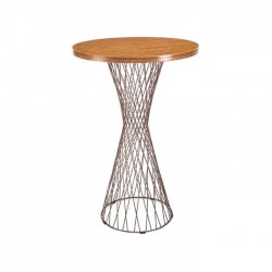 Wood Round Table Top Wire Table