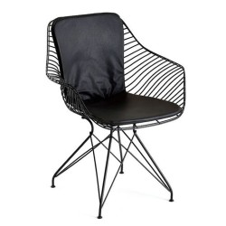 Модел на прилепи с крака от пирамида Метален стол Здрав