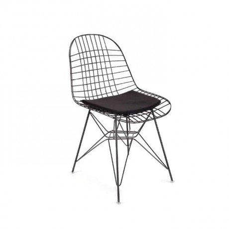 Cafe Restaurant Metal Wire Chair
