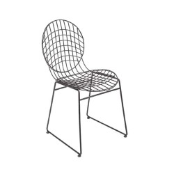 Yuvarlak Sırtlı Metal Tel Sandalye Otel Cafe Restoran Sandalyesi Yuvarlak Sırtlı Metal Tel Sandalye Otel Cafe Restoran Sandalyesi