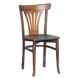 Light Walnut Painted Fan Backed Thonet Chair Light Walnut Painted Fan Backed Thonet Chair