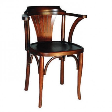 Wooden Thonet Chair with Arm