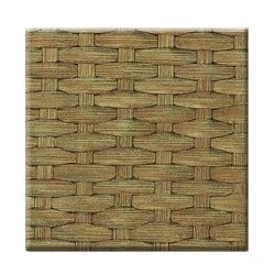 Table Werzalit en rotin beige