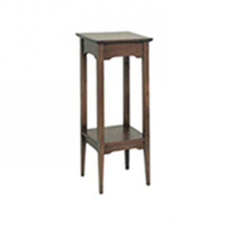 Square Wood Side Table