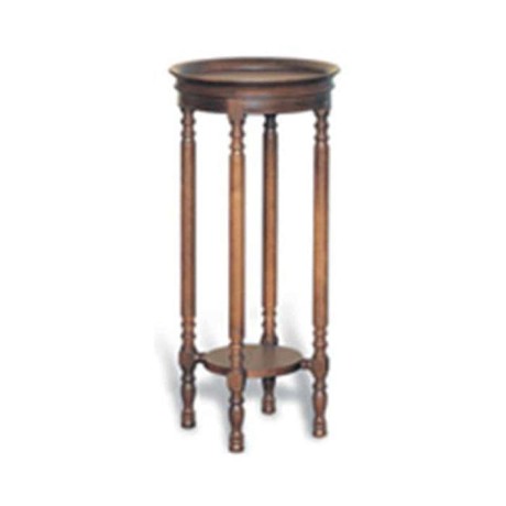 Lathe Wood Leg Side Table Lathe Wood Leg Side Table