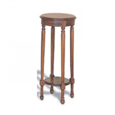Round Turned Leg Hotel Side Table