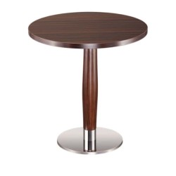 Yuvarlak Tabla Koyu Eskitme Boyalı Paslanmaz Ayaklı Cafe Masası Yuvarlak Tabla Koyu Eskitme Boyalı Paslanmaz Ayaklı Cafe Masası