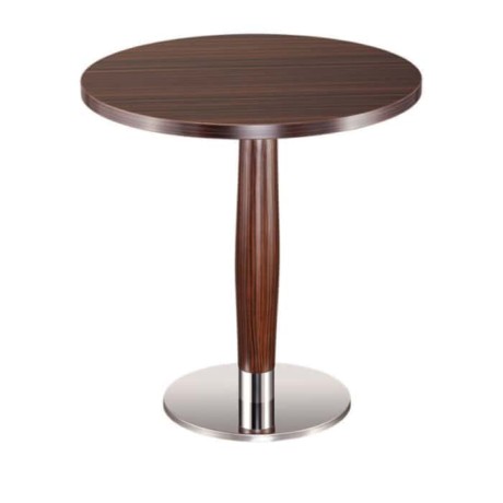 Stainless Steel Leg Antique Painted Round Table