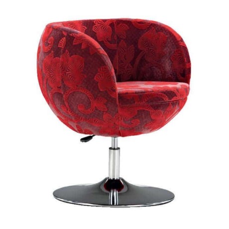 Round Polyurethane Sponge Arm Chair