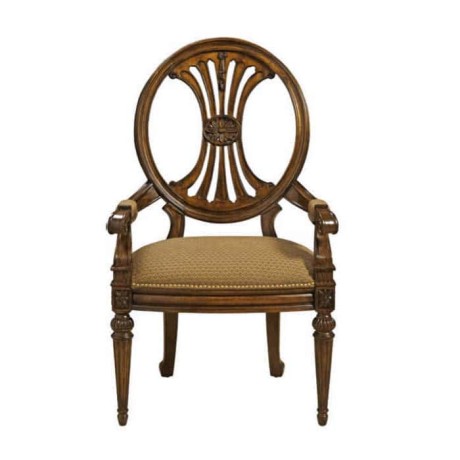 Round Backed Classic Armchair