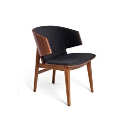 Masif Gövdeli Deri Döşemeli Kollu Sandalye - mcs2023