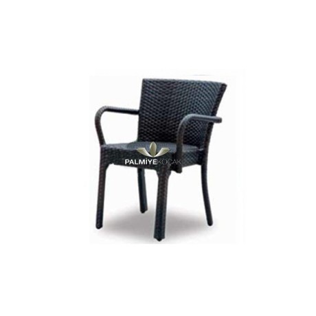 Пластиковый вязаный стул из ротанга rtt06