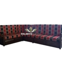 Kilim Desenli Klasik Ladin Ayaklı Ahşap Tasarımlı Şark Köşesi sark9001