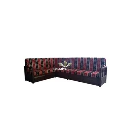 Kelim gemustert Klassisches Fichtenbein Holzdesign Orientalische Ecke sark9001