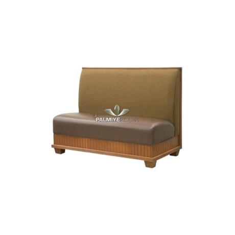 Classic Fabric And Leather Upholstered Wooden Leg Cedar ser53