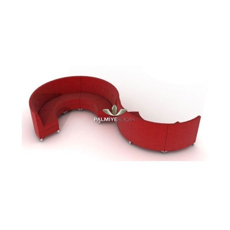 Красная мягкая двухсторонняя металлическая ножка из кедра ser93