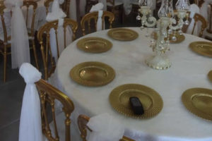 Altın Sarı Napolyon Sandalye