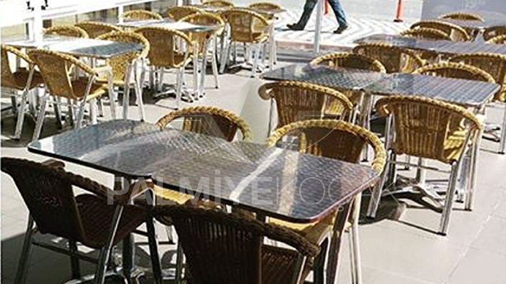 Burger King Rattan Bahce Sandalye