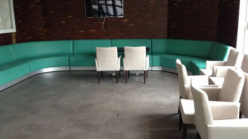 Green Cafe Sedir Frankfurt Beyaz Kumas Kaplama Modern Sandalye