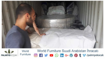 Suudi Arabistan World Furniture İhracati Tir Yukleme Paketleme