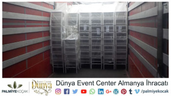 Dunya Event Center Tiffany Sandalye Almanya İhracati